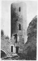 Bressieux, Chateau, Vieille carte, Donjon (3)